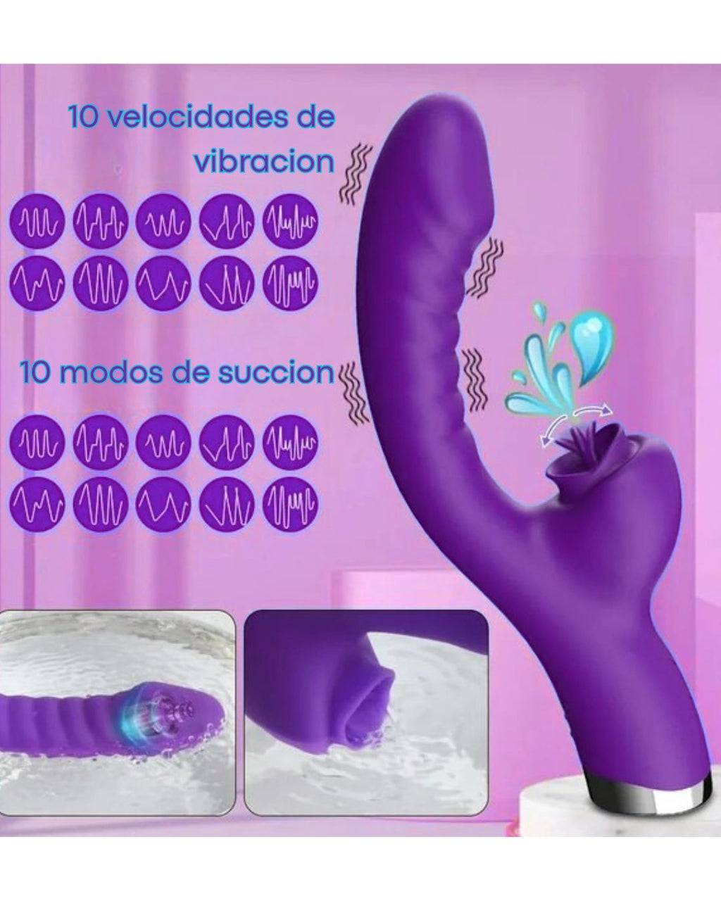 VIBRADOR CON SUCCION