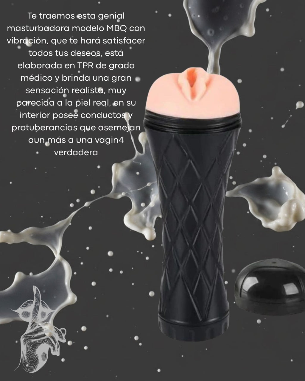 MASTURBADOR MASCULINO CON VIBRACION