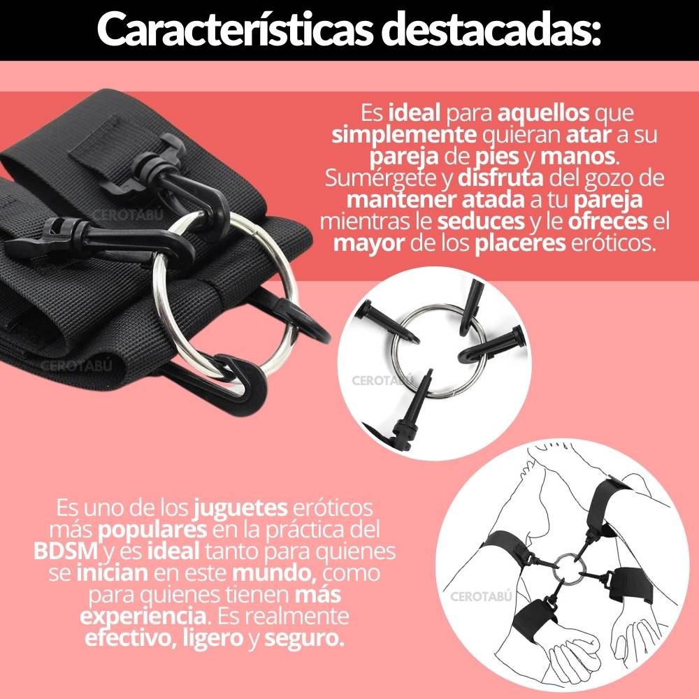 ESPOSAS EN CRUZ (MANOS Y PIES)