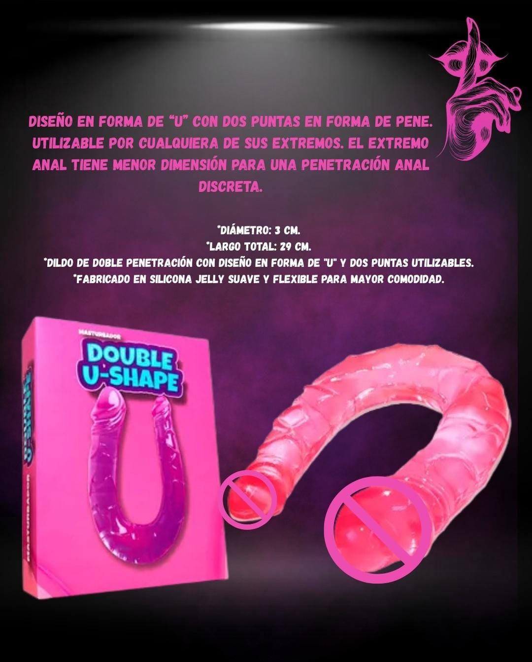 DILDO DOUBLE MINI