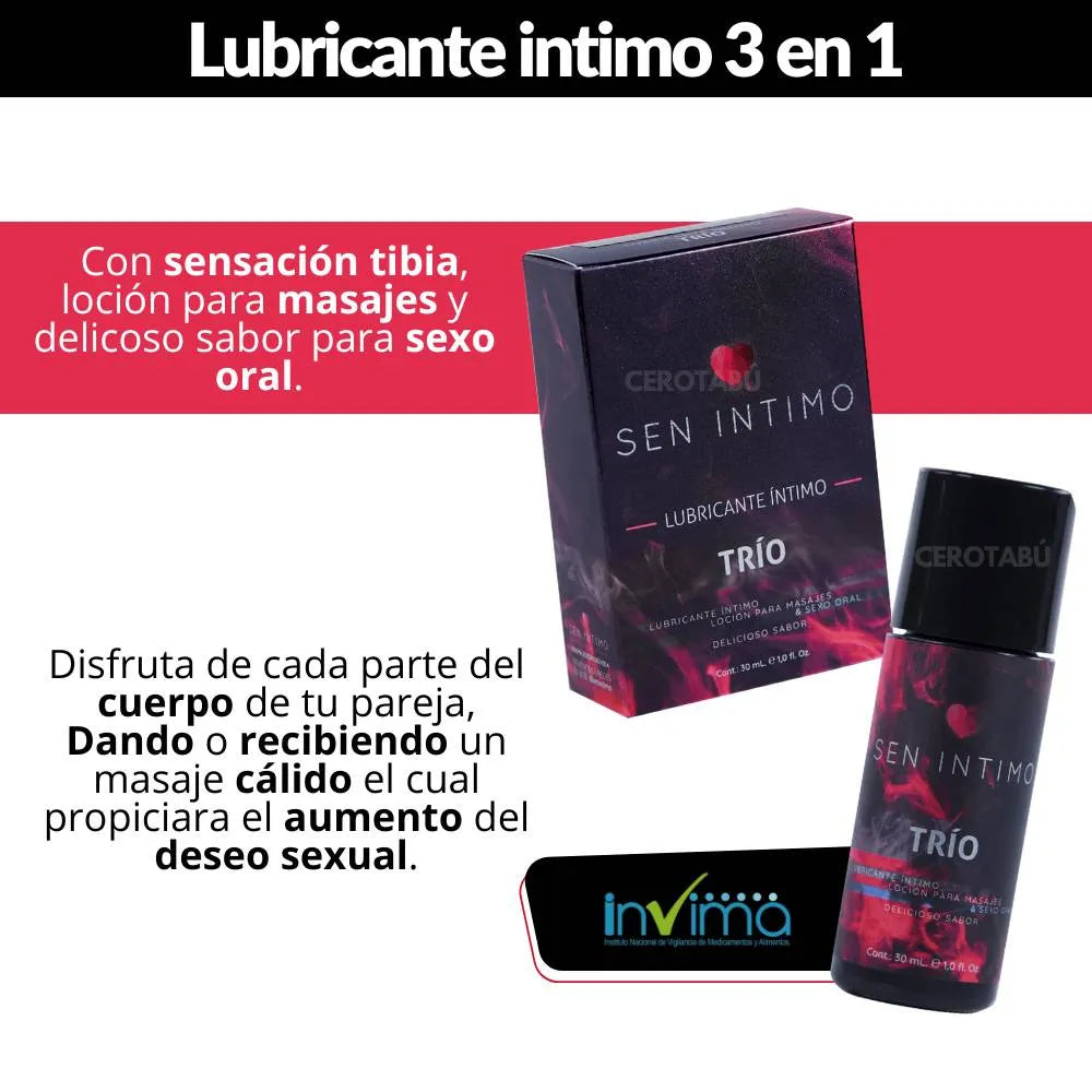 LUBRICANTE SEN INTIMO TRIO