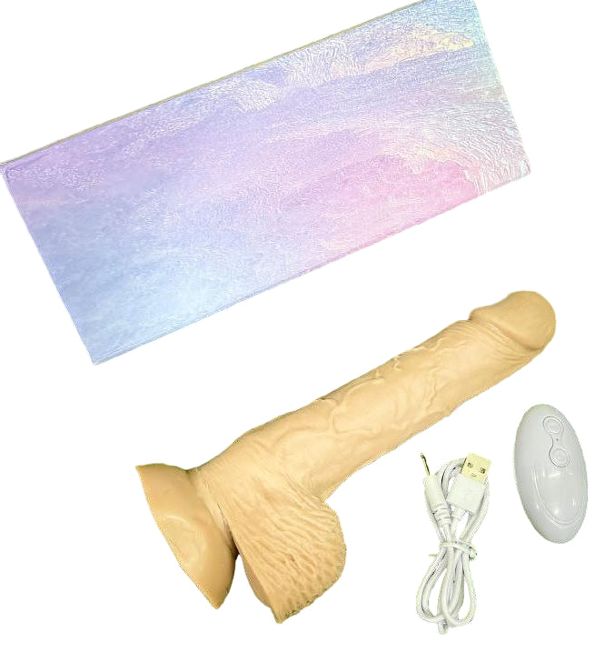 VIBRADOR REALISTA TELESCOPICO
