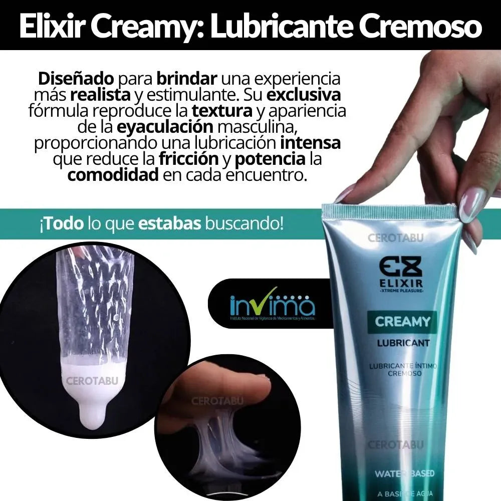 LUBRICANTE ELIXIR CREAMY 250ML
