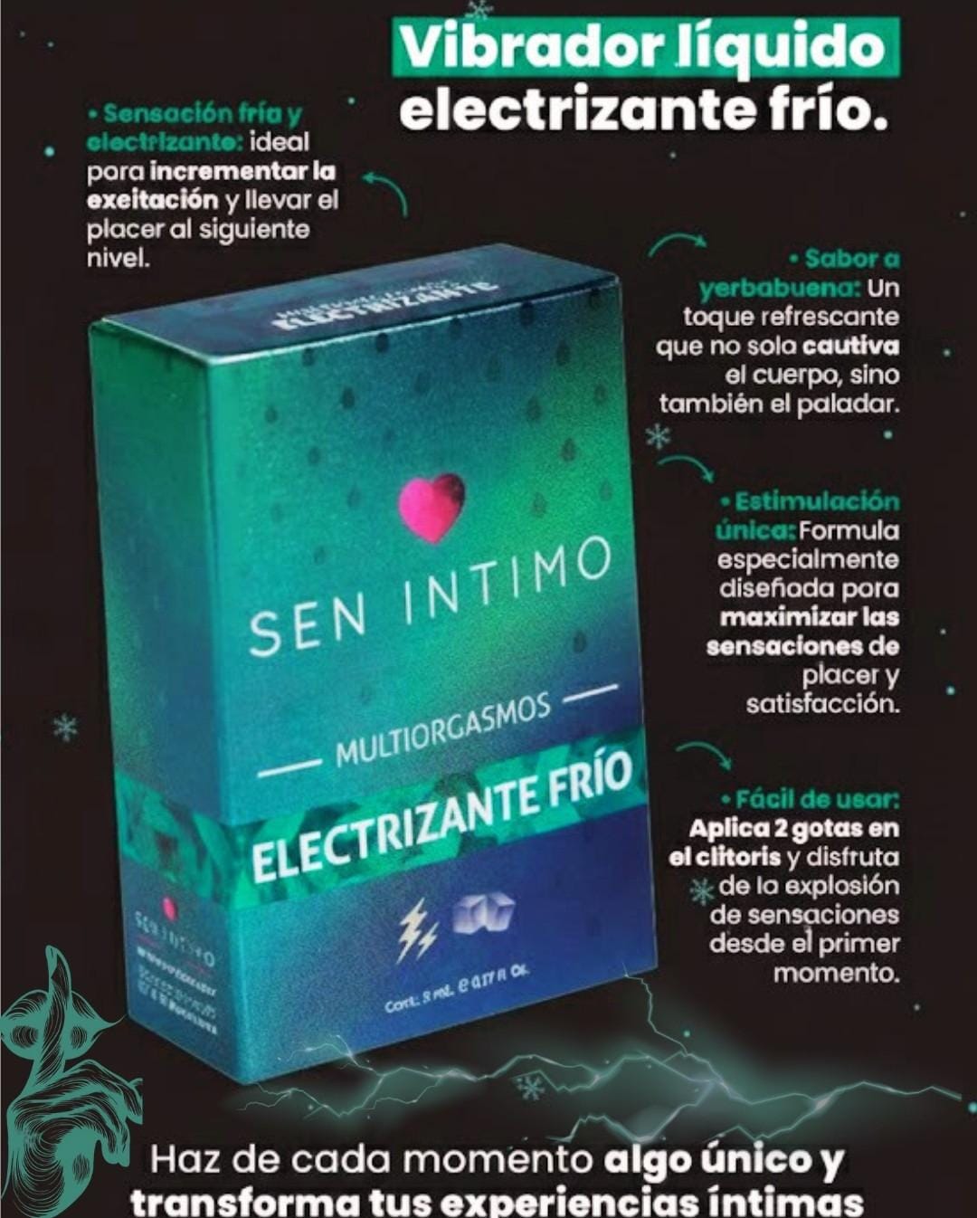 MULTIORGASMOS SEN INTIMO ELECTRIZANTE FRIO