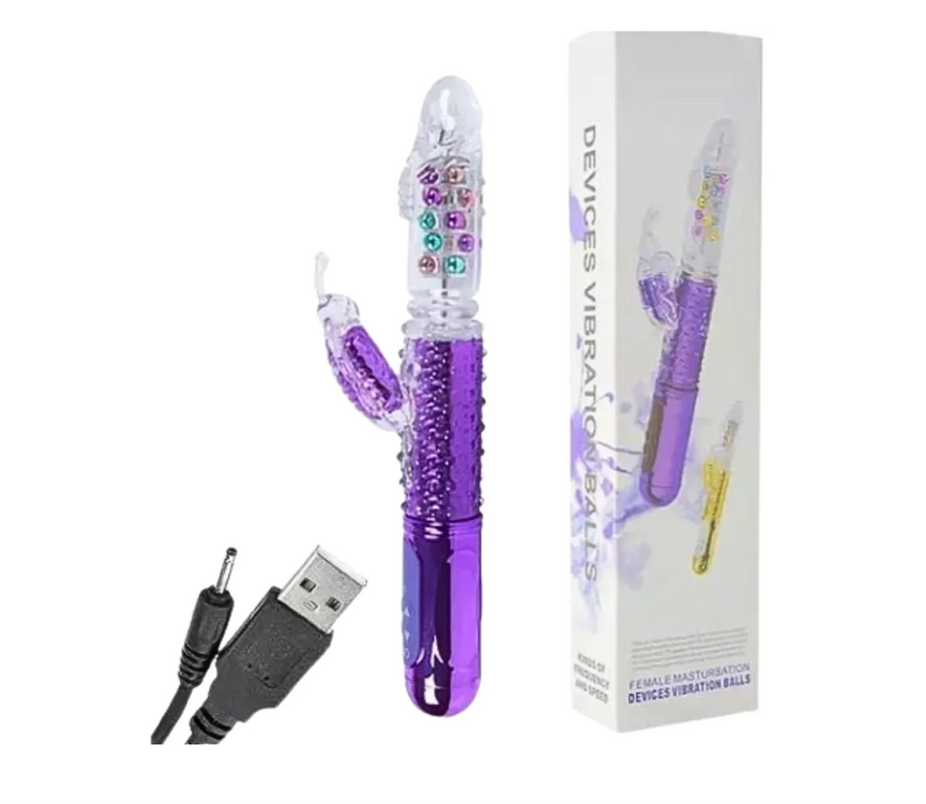 VIBRADOR DUAL MARIPOSA (CLITORIAL Y VAGINAL)