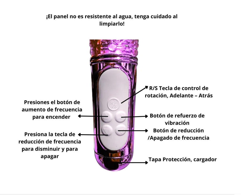 VIBRADOR DUAL MARIPOSA (CLITORIAL Y VAGINAL)