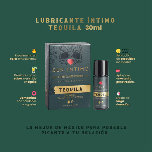 LUBRICANTE SENSACION CALIENTE ELECTRIZANTE TEQUILA