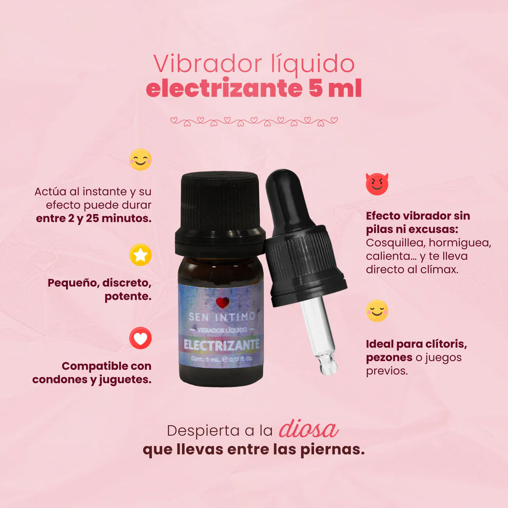 VIBRADOR LIQUIDO ELECTRIZANTE  5ml