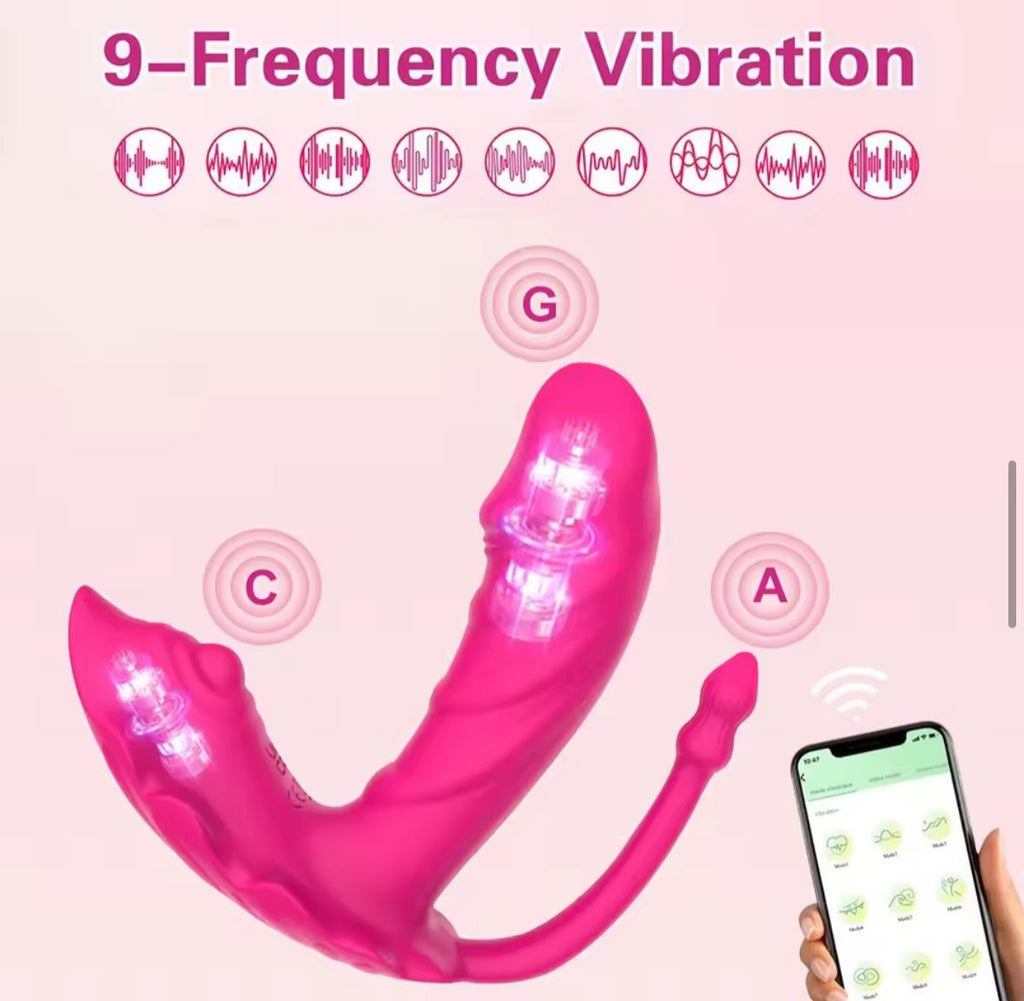 VIBRADOR DE ESTIMULACION DUAL CON APP CONTROL