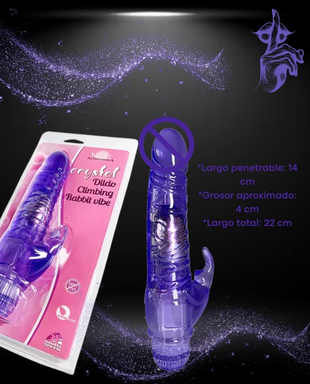 DILDO VIBRADOR CRYSTAL
