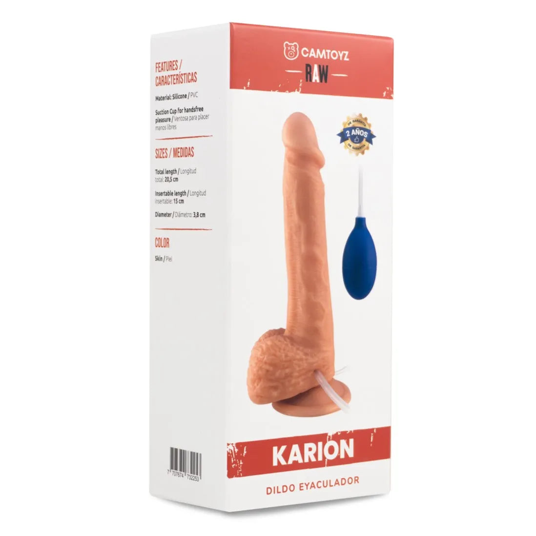 DILDO EYACULADOR KARION CAMTOYZ