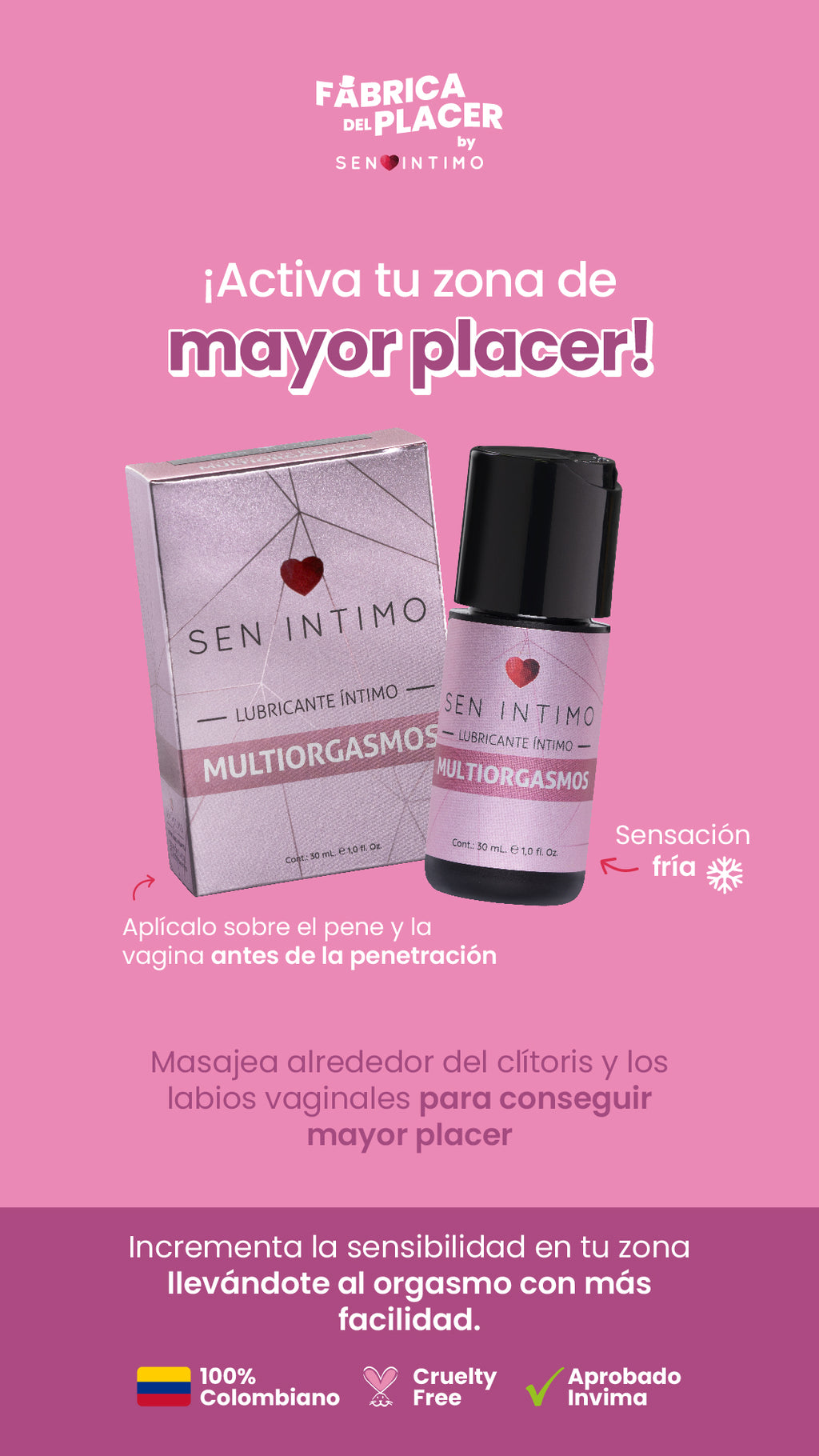 LUBRICANTE SEN INTIMO MULTIORGASMOS