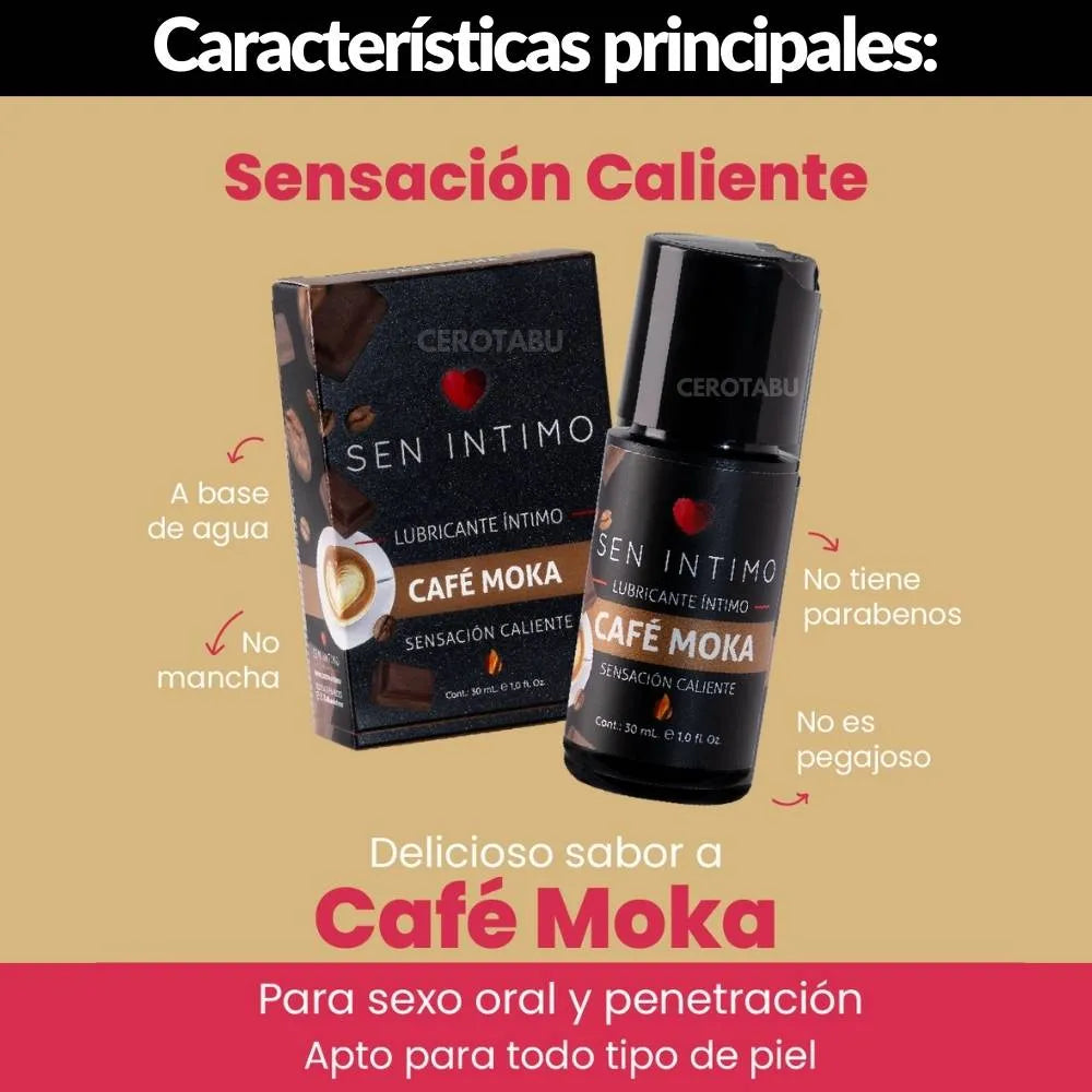 LUBRICANTE SEN INTIMO SENSACION CALIENTE CAFE MOKA 30ML